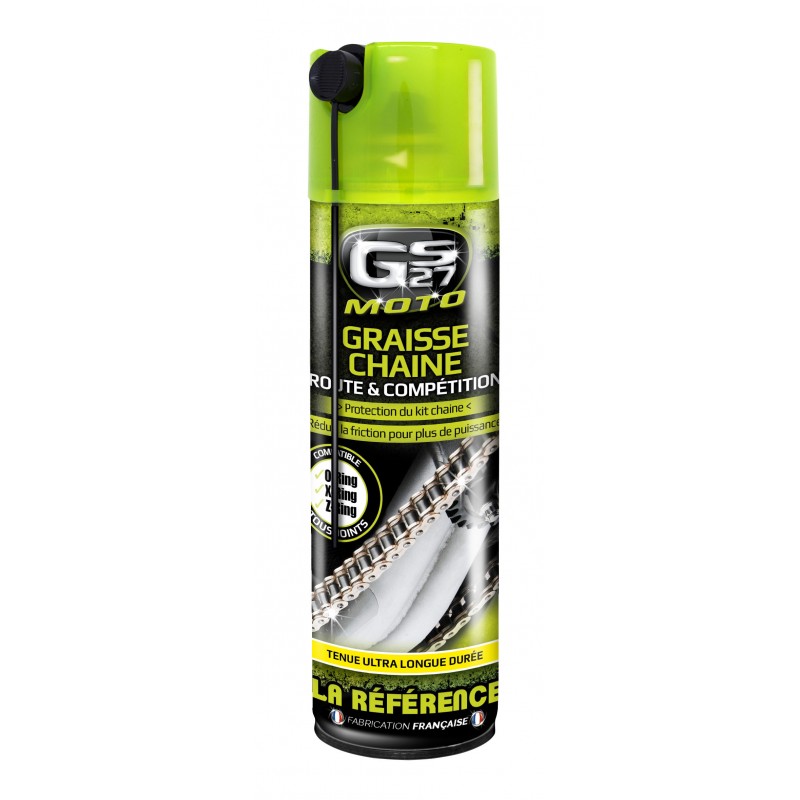 Graisse Chaine Moto Route & Compétition Lubrifiant Moto GS27