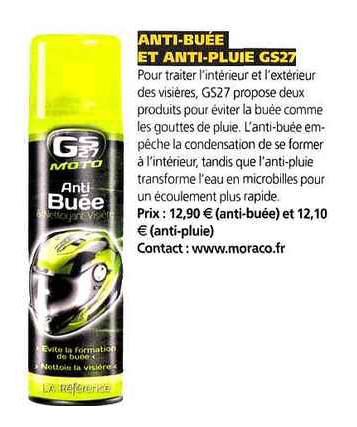 Anti buée GS27