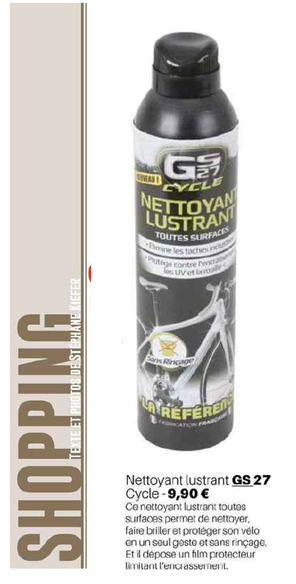 nettoyant lustrant vélo