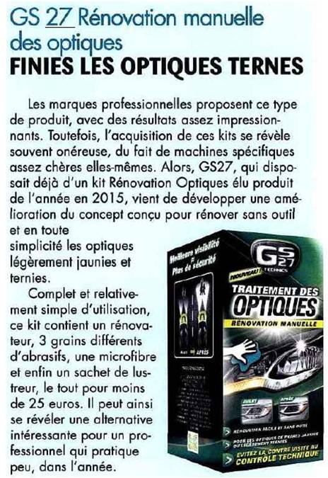 traitement phare GS27