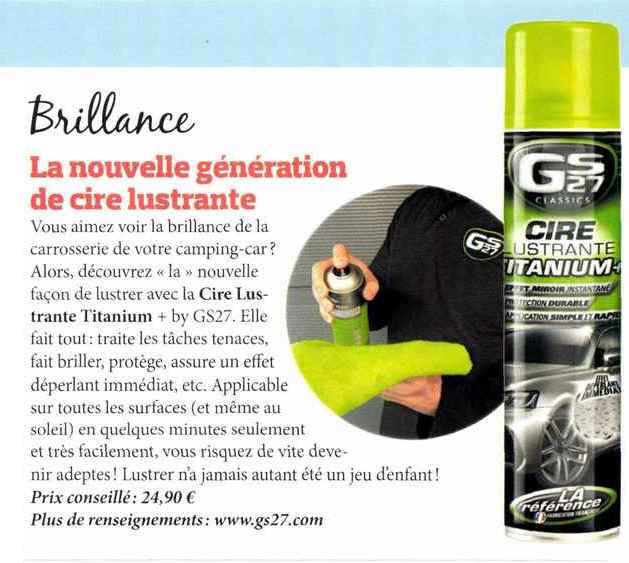 cire lustrante gs27