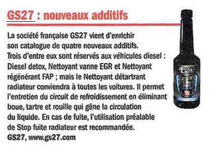 Additifs GS27