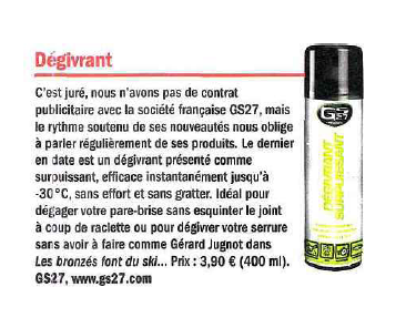 Dégivrant GS27