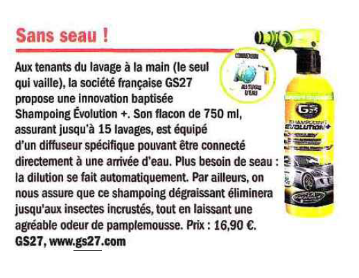 Shampooing Evolution + GS27