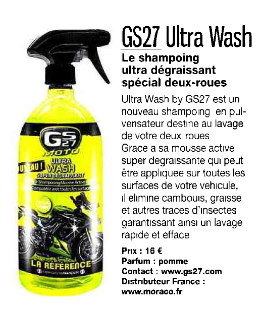 ultra wash moto 125 gs27
