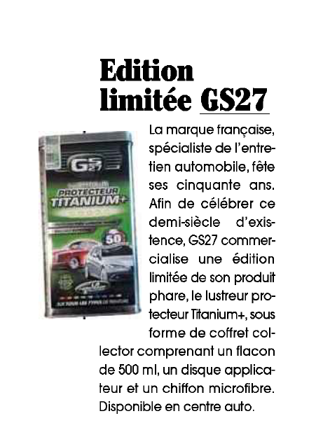 lustreur voiture gs27