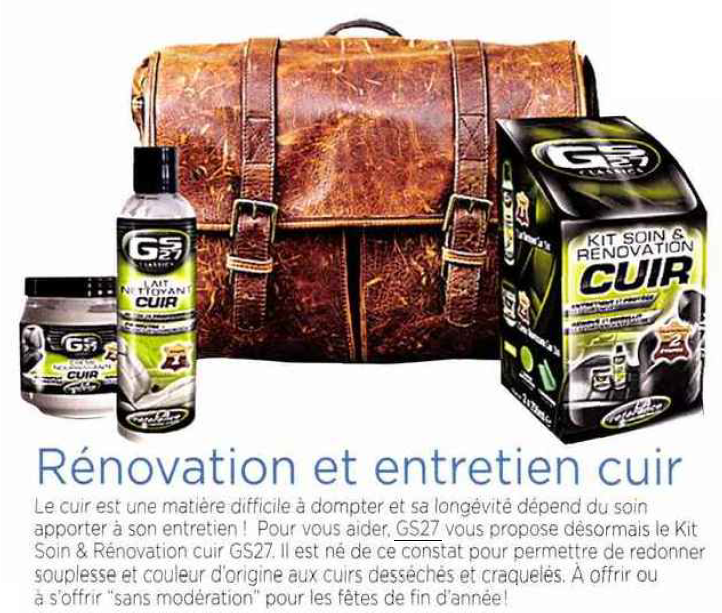 Kit Soin & Renovation Cuir - GS27