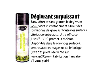 Dégivrant super puissant GS27