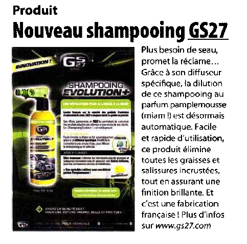 Shampooing Evolution GS27